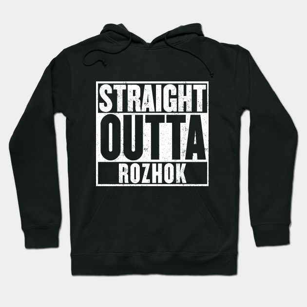 Straight Outta Rozhok T-Shirt Hoodie by mangobanana